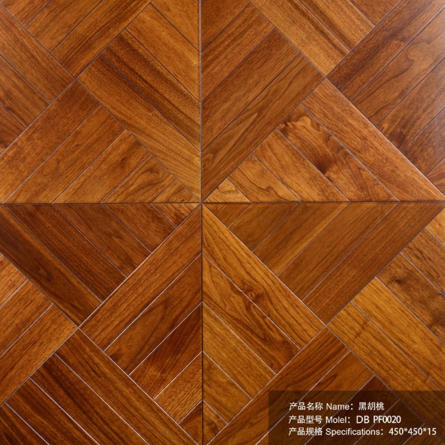 黑胡桃实木发热地板K0020-石墨烯发热地板-发热地板-橡木实木发热地板 